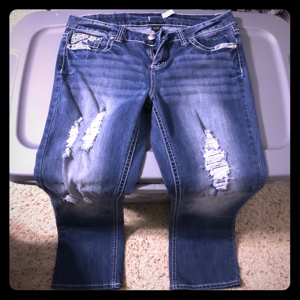 Soundgirl embellished jeans